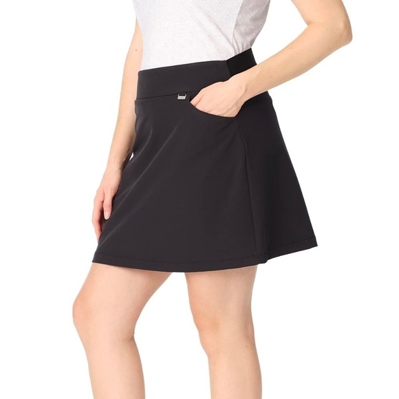 Greg Norman Ladies’ Skort/Skirt, Pull-On, Black, Small, NWT - Picture 2 of 14